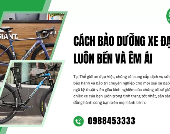 Cách Bảo Dưỡng Xe Đạp Luôn Bền Và Êm Ái