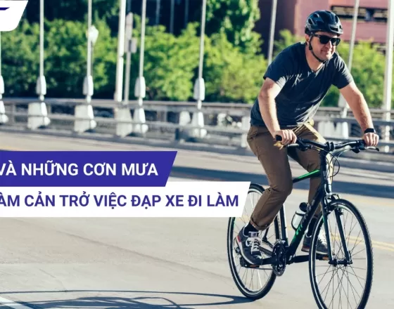 MỒ HÔI VÀ NHỮNG CƠN MƯA CHẲNG LÀM CẢN TRỞ VIỆC ĐẠP XE ĐI LÀM!