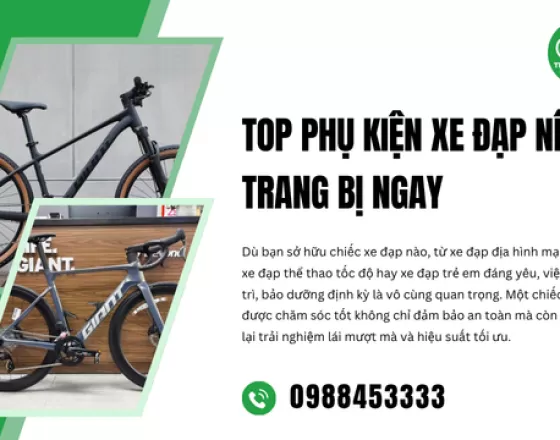 Top Phụ Kiện Xe Đạp Nên Trang Bị Ngay